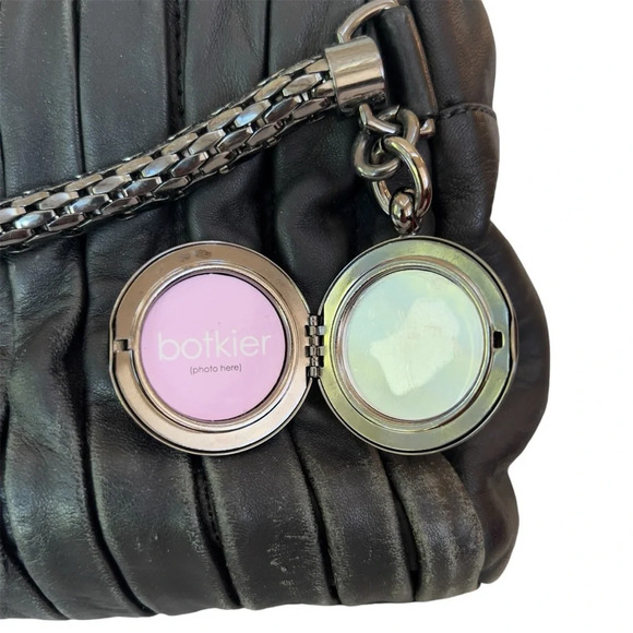 Botkier Designer Pleated Leather Satchel - Picture 4 of 10